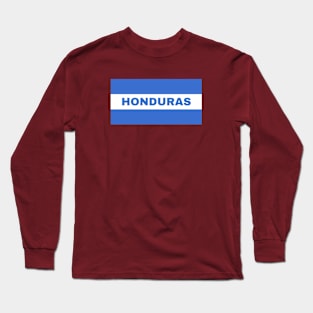 Honduran Flag Colors Long Sleeve T-Shirt